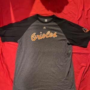 Vintage Men’s Baltimore Orioles T-Shirt Cooperstown Collection Size XL Gray